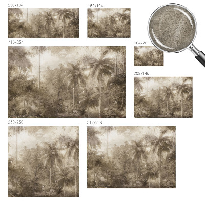 Papel de parede para quarto Paisagem exótica