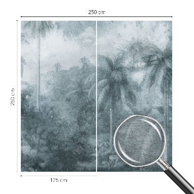 Papel de parede decorativo Vegetação tropical