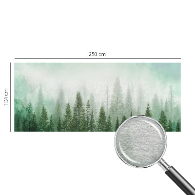 Mural de fotos na parede Lobo na floresta
