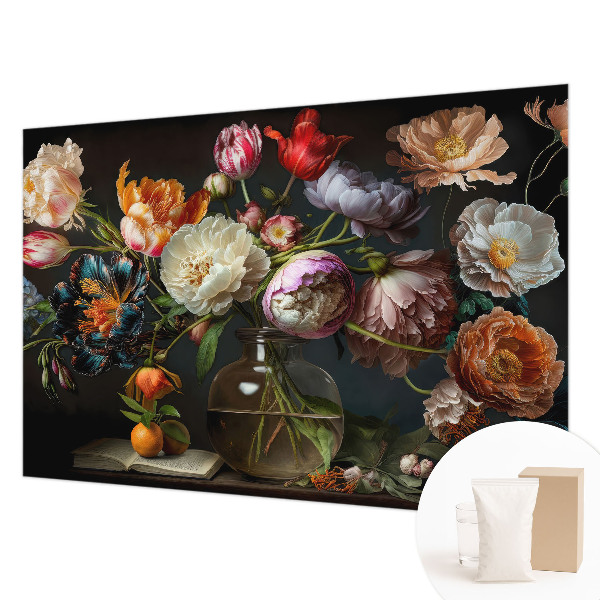 Papel de parede para sala Buquê de flores