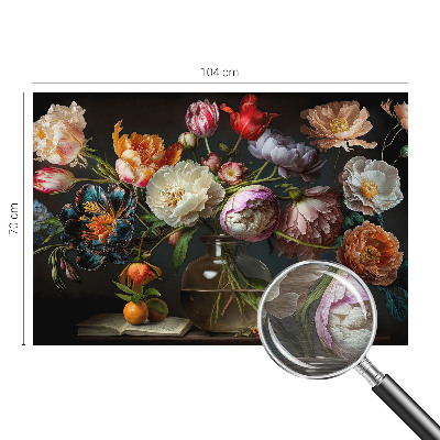 Papel de parede para sala Buquê de flores
