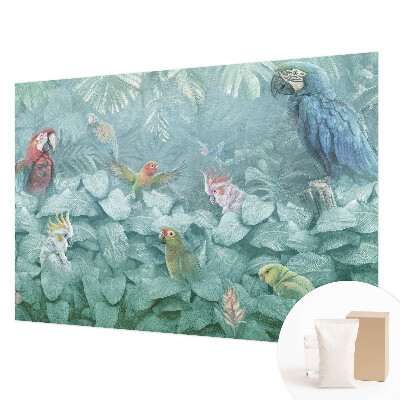 Papel de parede para quarto Pássaros exóticos