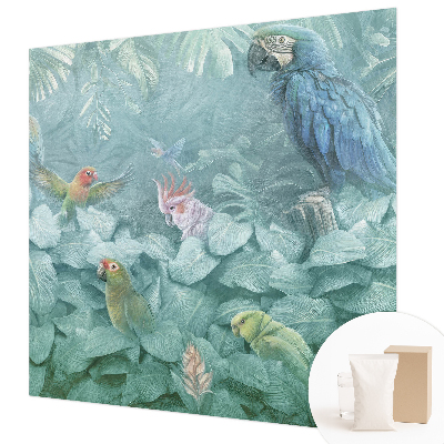 Papel de parede para quarto Pássaros exóticos