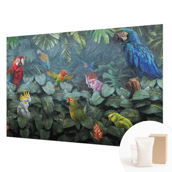 Papel de parede decorativo Selva exótica