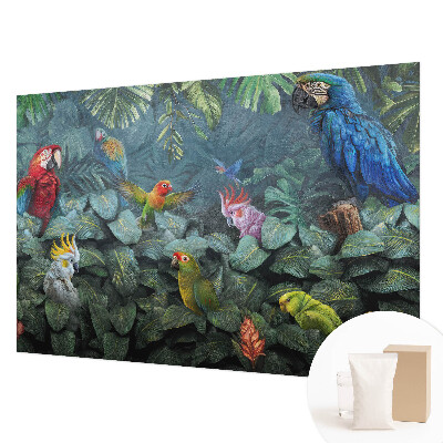 Papel de parede decorativo Selva exótica