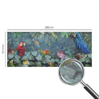 Papel de parede decorativo Selva exótica