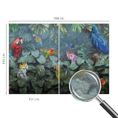Papel de parede decorativo Selva exótica