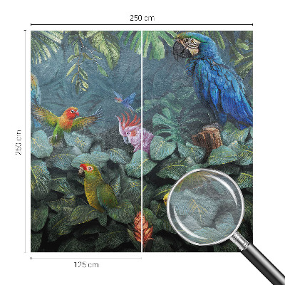 Papel de parede decorativo Selva exótica