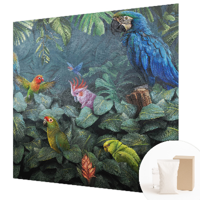 Papel de parede decorativo Selva exótica