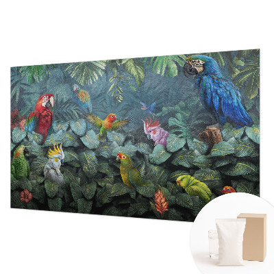 Papel de parede decorativo Selva exótica