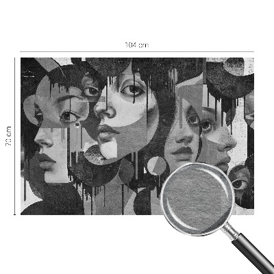 Mural fotográfico Rostos de mulheres