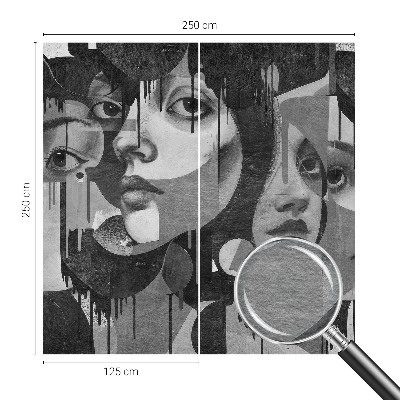 Mural fotográfico Rostos de mulheres