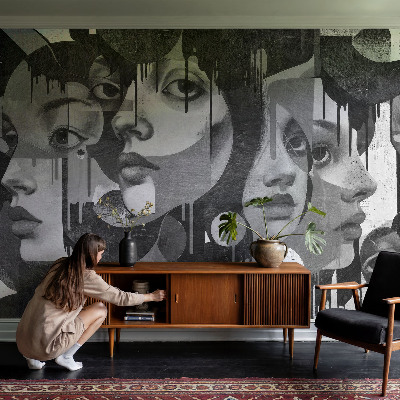 Mural fotográfico Rostos de mulheres