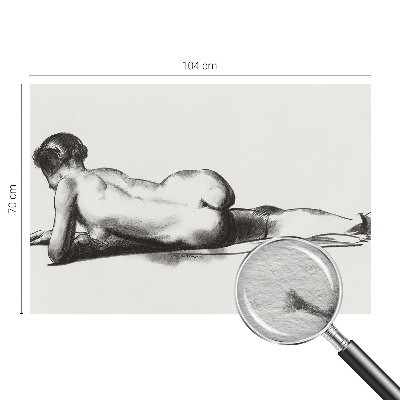 Mural de fotos na parede Um ato sutil