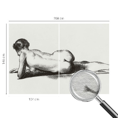 Mural de fotos na parede Um ato sutil