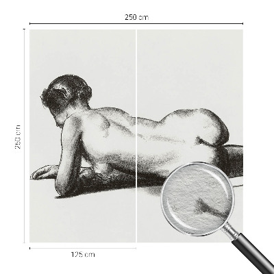 Mural de fotos na parede Um ato sutil