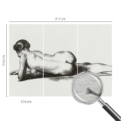 Mural de fotos na parede Um ato sutil