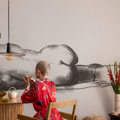 Mural de fotos na parede Um ato sutil