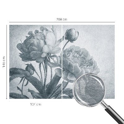 Papel de parede para sala Elegância floral