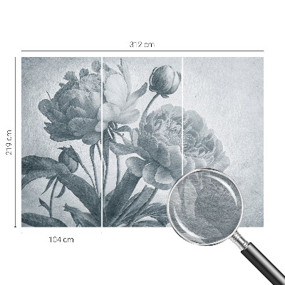 Papel de parede para sala Elegância floral