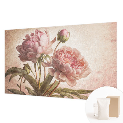 Papel de parede fotográfico Peônias delicadas