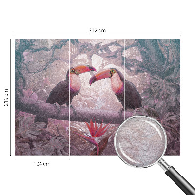 Papel de parede para quarto Casal exótico