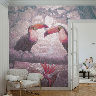 Papel de parede para quarto Casal exótico
