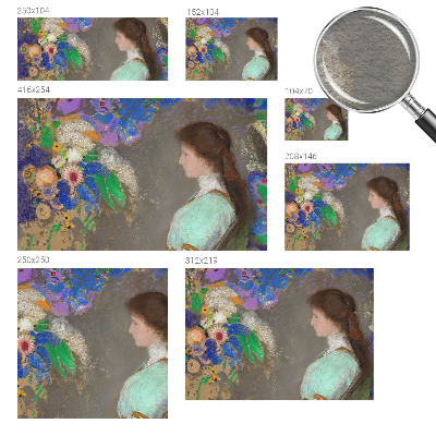 Mural de fotos na parede Cena romântica