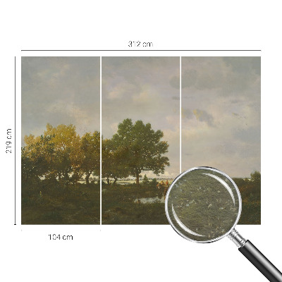 Papel de parede para quarto Paisagem florestal
