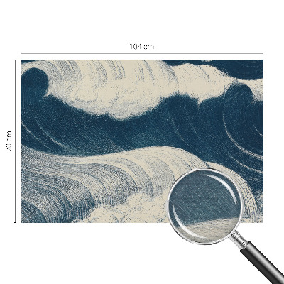 Papel de parede para sala Ondas do mar