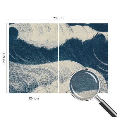 Papel de parede para sala Ondas do mar