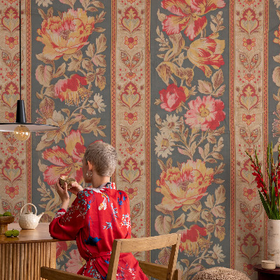 Papel de parede Flores coloridas