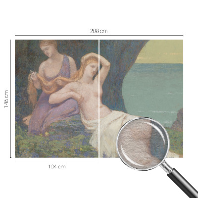 Papel de parede fotográfico Cena à beira-mar