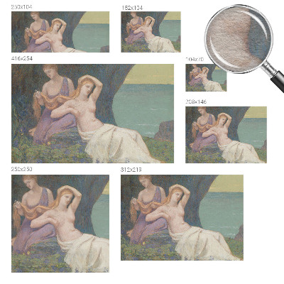 Papel de parede fotográfico Cena à beira-mar