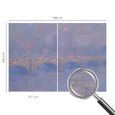 Papel de parede para quarto Ponte Azul