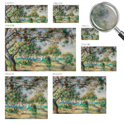 Papel de parede decorativo Paisagem litorânea