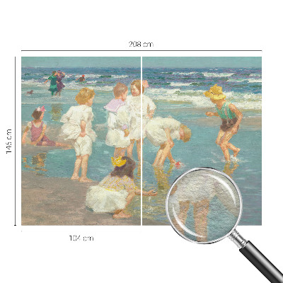 Papel de parede Infância na praia