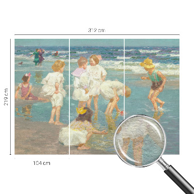 Papel de parede Infância na praia