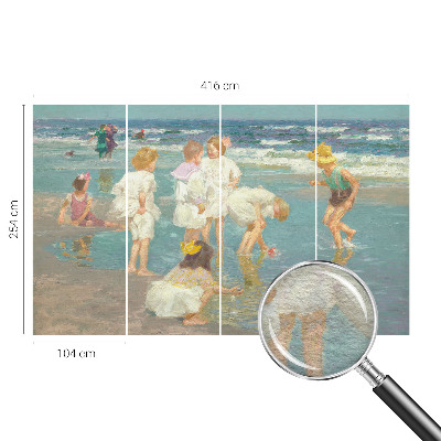 Papel de parede Infância na praia