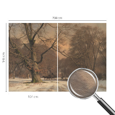 Mural de parede Paisagem de inverno