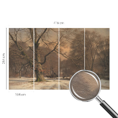 Mural de parede Paisagem de inverno