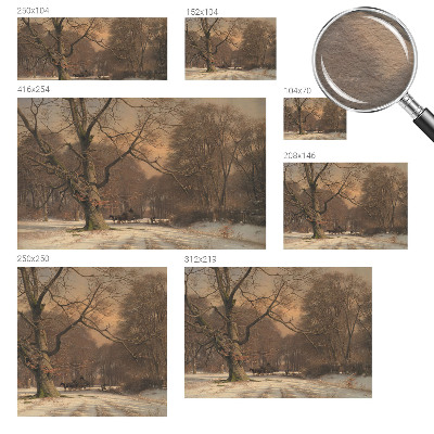 Mural de parede Paisagem de inverno