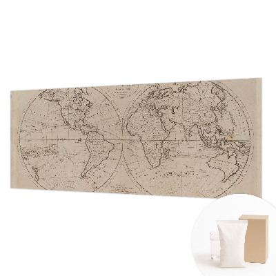 Mural de fotos na parede Mapa antigo