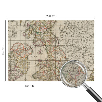 Fotomural Mapa antigo