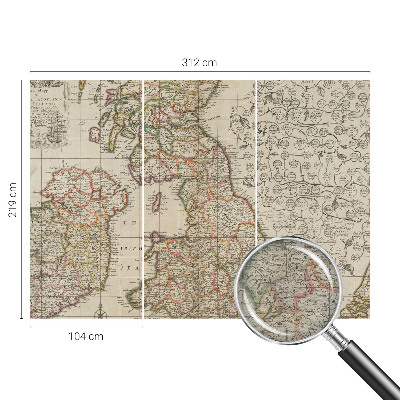 Fotomural Mapa antigo