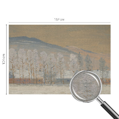 Papel de parede para quarto Paisagem de inverno