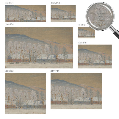 Papel de parede para quarto Paisagem de inverno
