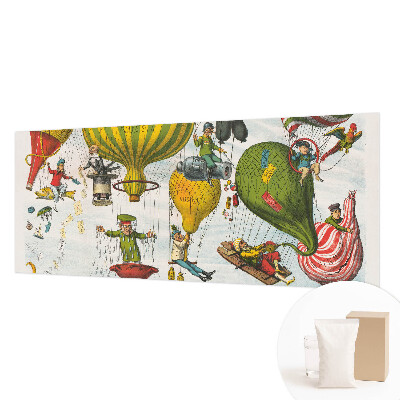 Mural de fotos na parede Viagem de balão