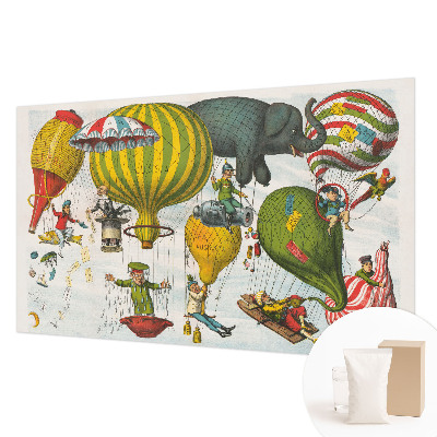 Mural de fotos na parede Viagem de balão