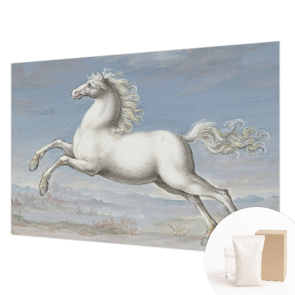 Papel de parede para sala Cavalos no salto